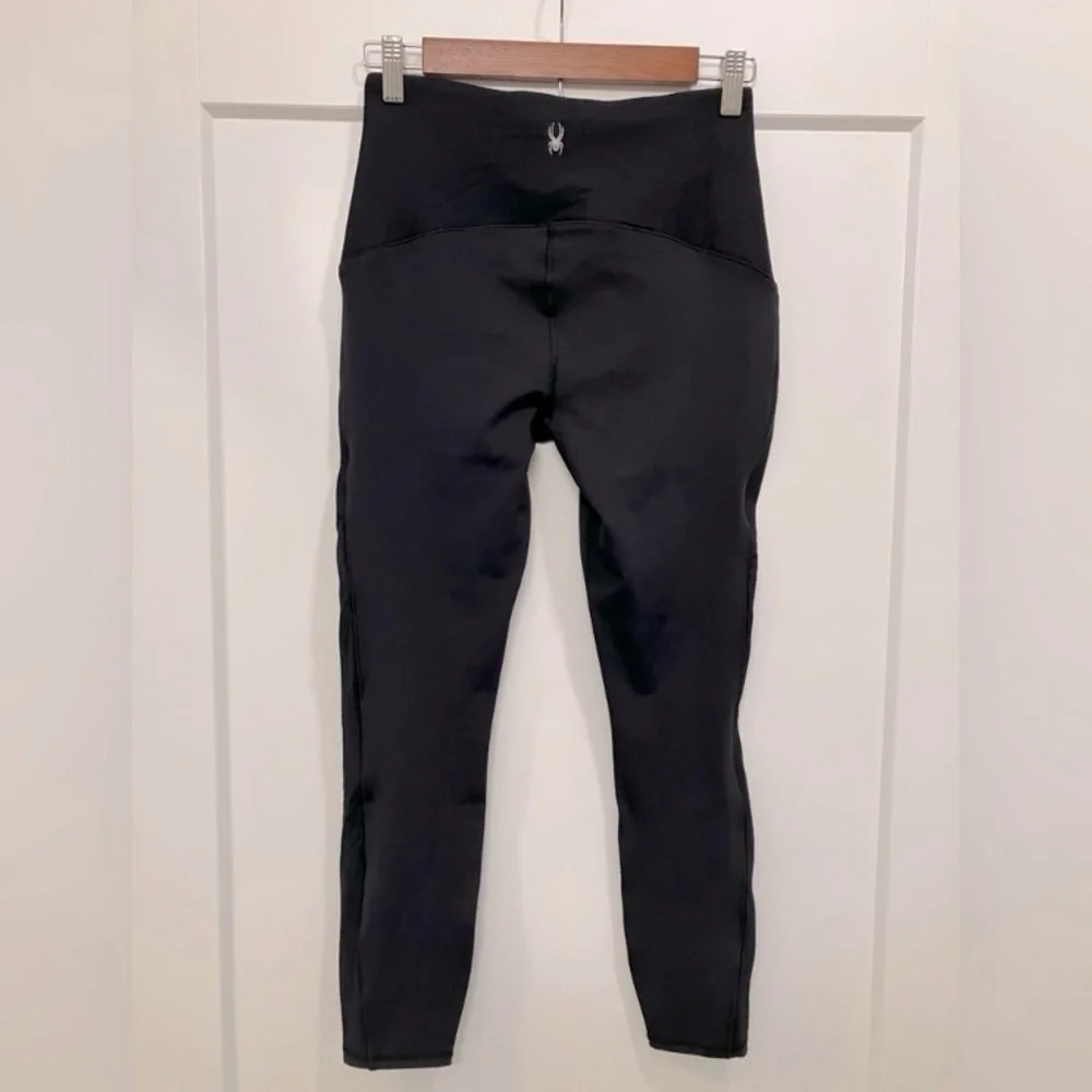 Spyder Active Vent Mesh 7/8 Leggings Black Small NWT Dry Quick Reflective